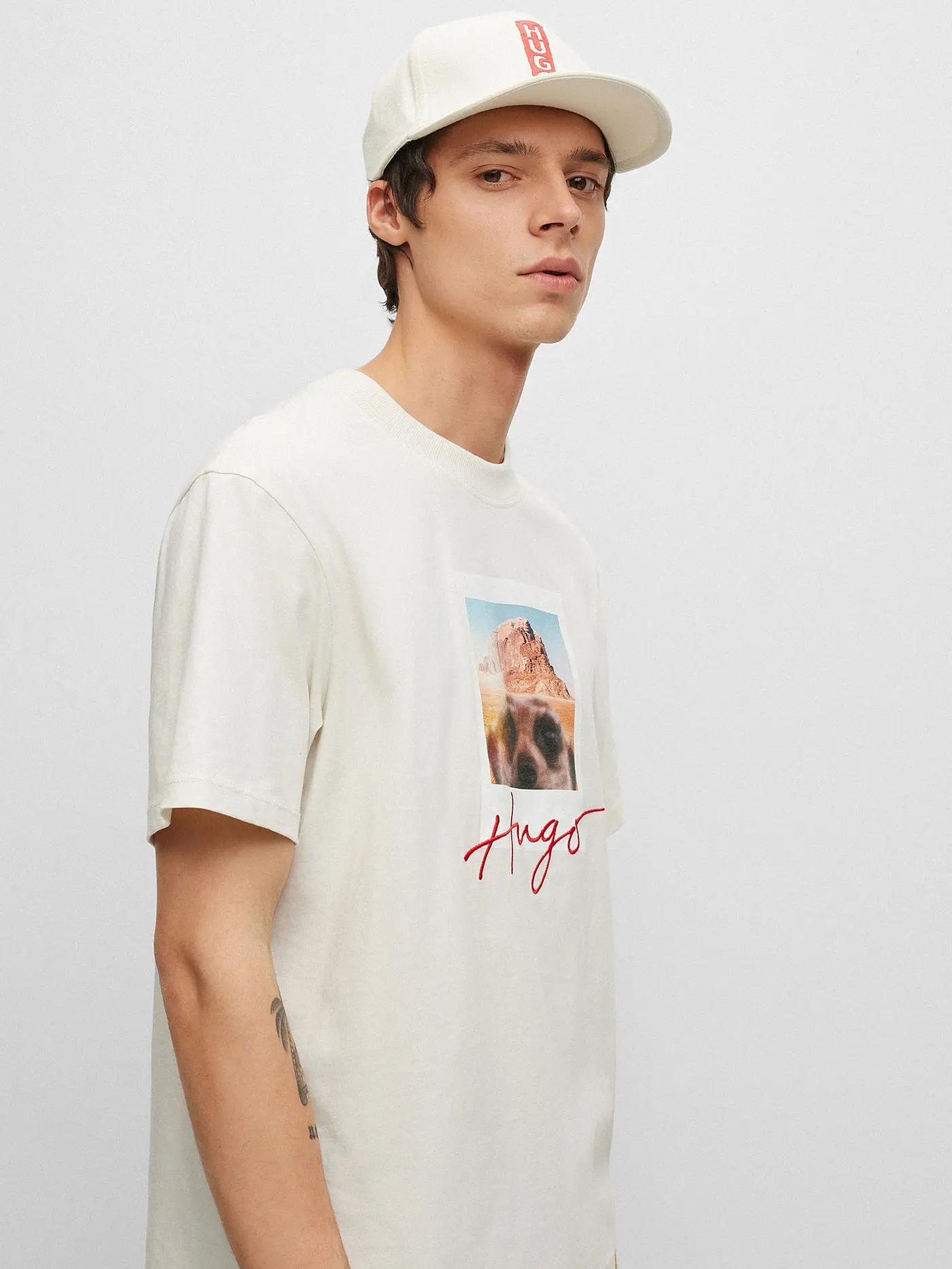 HUGO | Kappe  JAD-BL | creme